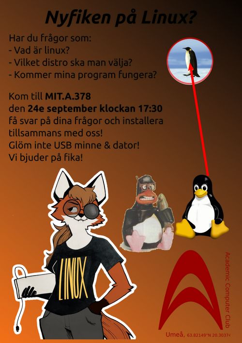 Installera Linux m. ACC